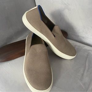 Rothy’s, slip on casual sneakers, latte, beige, size 8